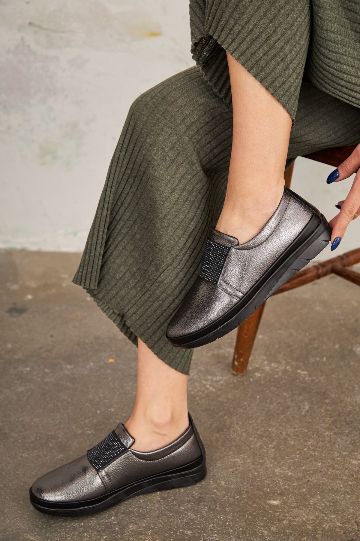 Kadın Comfort Ayakkabı- PLATIN ROLAX