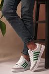 ERKEK SPOR AYAKKABI- BEYAZ YESIL